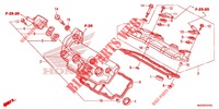 COUVRE CULASSE pour Honda CROSSTOURER 1200 DCT ABS RED de 2016