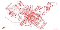 CULASSE (AVANT) pour Honda CROSSTOURER 1200 DCT ABS RED de 2016