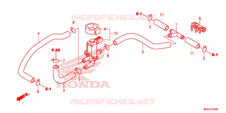 VALVE DE COMMANDE D'INJECTION D'AIR Honda MOTO 1200 CROSSTOURER 2015  VFR1200XDAF