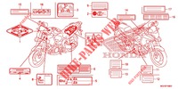 ETIQUETTE DE PRECAUTIONS pour Honda CROSSTOURER 1200 de 2012