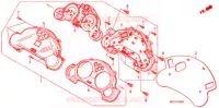 COMPTEUR pour Honda 125 VARADERO 2E de 2011