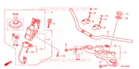 GUIDON   TE DE FOURCHE pour Honda 125 VARADERO 2E de 2011