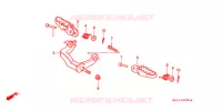REPOSE PIED pour Honda XR 600 R de 1993