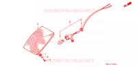 FEU ARRIERE (3) pour Honda XR 600 R de 1993