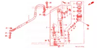MAITRE CYLINDRE DE FREIN ARRIERE pour Honda XR 600 R de 1993