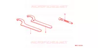 OUTIL pour Honda XR 600 R de 1993
