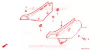 COUVERCLES LATERAUX pour Honda XR 600 R de 1994