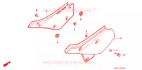 COUVERCLES LATERAUX pour Honda XR 600 R de 1995
