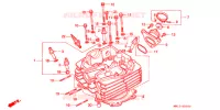 CULASSE pour Honda XR 600 R de 1995