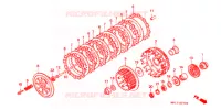 EMBRAYAGE pour Honda XR 600 R de 1995