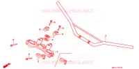 GUIDON   TE DE FOURCHE pour Honda XR 600 R de 1995