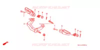 REPOSE PIED pour Honda XR 600 R de 1995