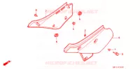 COUVERCLES LATERAUX pour Honda XR 600 R de 1995
