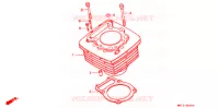 CYLINDRE pour Honda XR 600 R de 1995