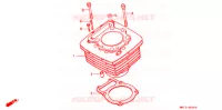 CYLINDRE pour Honda XR 600 R de 1995