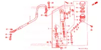 MAITRE CYLINDRE DE FREIN ARRIERE pour Honda XR 600 R de 1995
