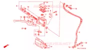 MAITRE CYLINDRE DE FREIN AVANT pour Honda XR 600 R de 1995