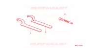 OUTIL pour Honda XR 600 R de 1995