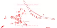 GUIDON   TE DE FOURCHE pour Honda XR 600 R de 1996