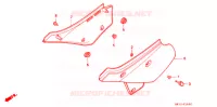COUVERCLES LATERAUX pour Honda XR 600 R de 1997