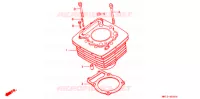 CYLINDRE pour Honda XR 600 R de 1997