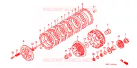 EMBRAYAGE pour Honda XR 600 R de 1997