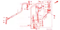 MAITRE CYLINDRE DE FREIN ARRIERE pour Honda XR 600 R de 1997
