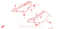 COUVERCLES LATERAUX pour Honda XR 600 Kumamoto factory de 1998