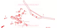 GUIDON   TE DE FOURCHE pour Honda XR 600 Kumamoto factory de 1998