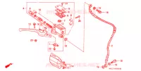 MAITRE CYLINDRE DE FREIN AVANT pour Honda XR 600 Kumamoto factory de 1998