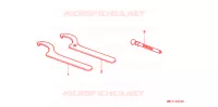 OUTIL pour Honda XR 600 Kumamoto factory de 1998