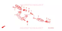 REPOSE PIED pour Honda XR 600 Kumamoto factory de 1998