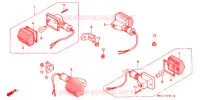 CLIGNOTANT (2) pour Honda XR 600 R de 2000
