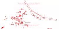 GUIDON   TE DE FOURCHE pour Honda XR 600 R de 2000