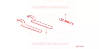 OUTIL pour Honda XR 600 R de 2000