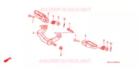 REPOSE PIED pour Honda XR 600 R de 2000