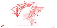 BOUCLIER DE RADIATEUR (CRF250R) pour Honda CRF 250 R de 2021