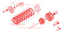 EMBRAYAGE pour Honda CRF 250 R de 2021