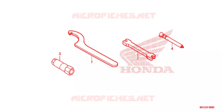 OUTIL Honda MOTO 450 CRF 2021  CRF450RLM