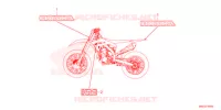 MARQUE (CRF450R/RX) pour Honda CRF 450 RX ENDURO de 2021