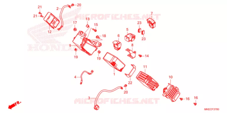 BATTERIE Honda MOTO 450 CRF 2021  CRF450RXM