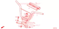 GUIDON   TE DE FOURCHE pour Honda CRF 50 de 2021