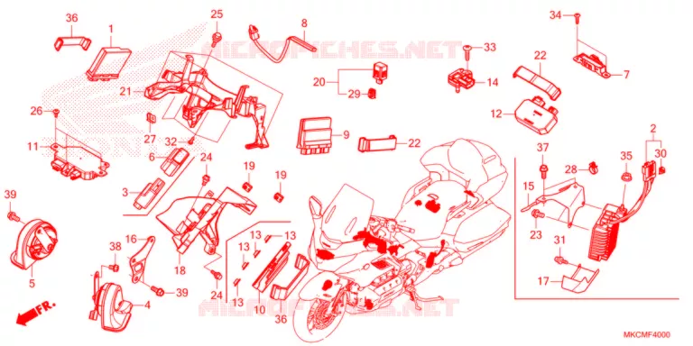 UNITE DE COMMANDE Honda MOTO 1800 GOLD-WING 2021  GL1800DAM