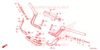 GUIDON   TE DE FOURCHE pour Honda GL 1800 GOLD WING TOUR DCT de 2021
