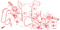 LEVIER DE GUIDON   CABLE   COMMODO pour Honda CB 400 SUPER FOUR ABS de 2009