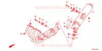 SILENCIEUX D'ECHAPPEMENT pour Honda CB 400 SUPER FOUR TYPE V de 2011