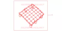 FILET BAGAGES NOIR pour Honda CBR 125 de 2008