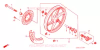 ROUE AVANT pour Honda CBR 125 de 2008