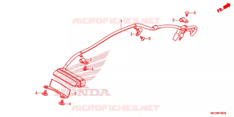 FEU ARRIERE Honda MOTO 450 CRF 2021  CRF450XM