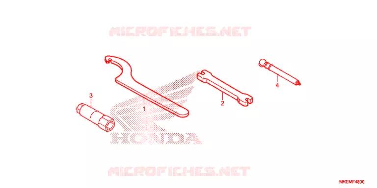 OUTIL Honda MOTO 450 CRF 2021  CRF450XM